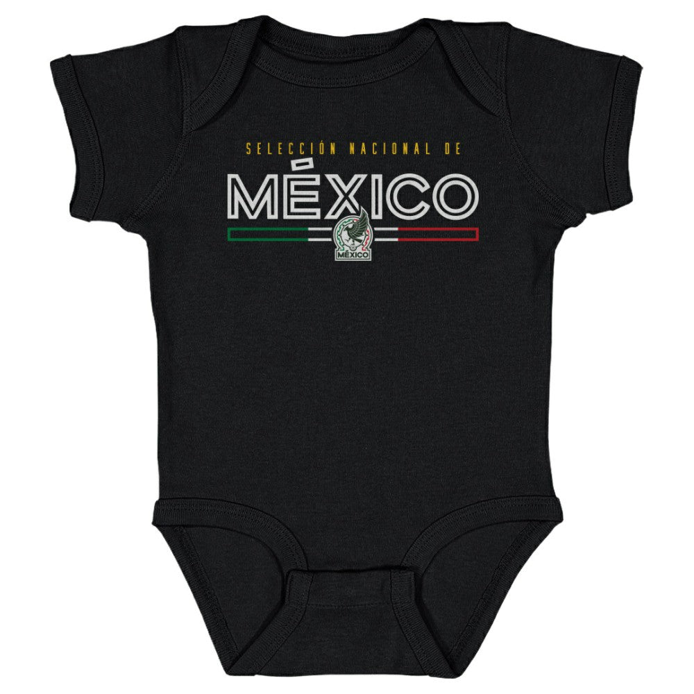 Mexico National Team 500 Level Infant Inline Bodysuit for sale - Black 