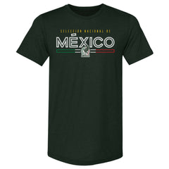 Mexico National Team 500 Level  Inline Premium Tri-Blend T-Shirt for sale - Forest Green 