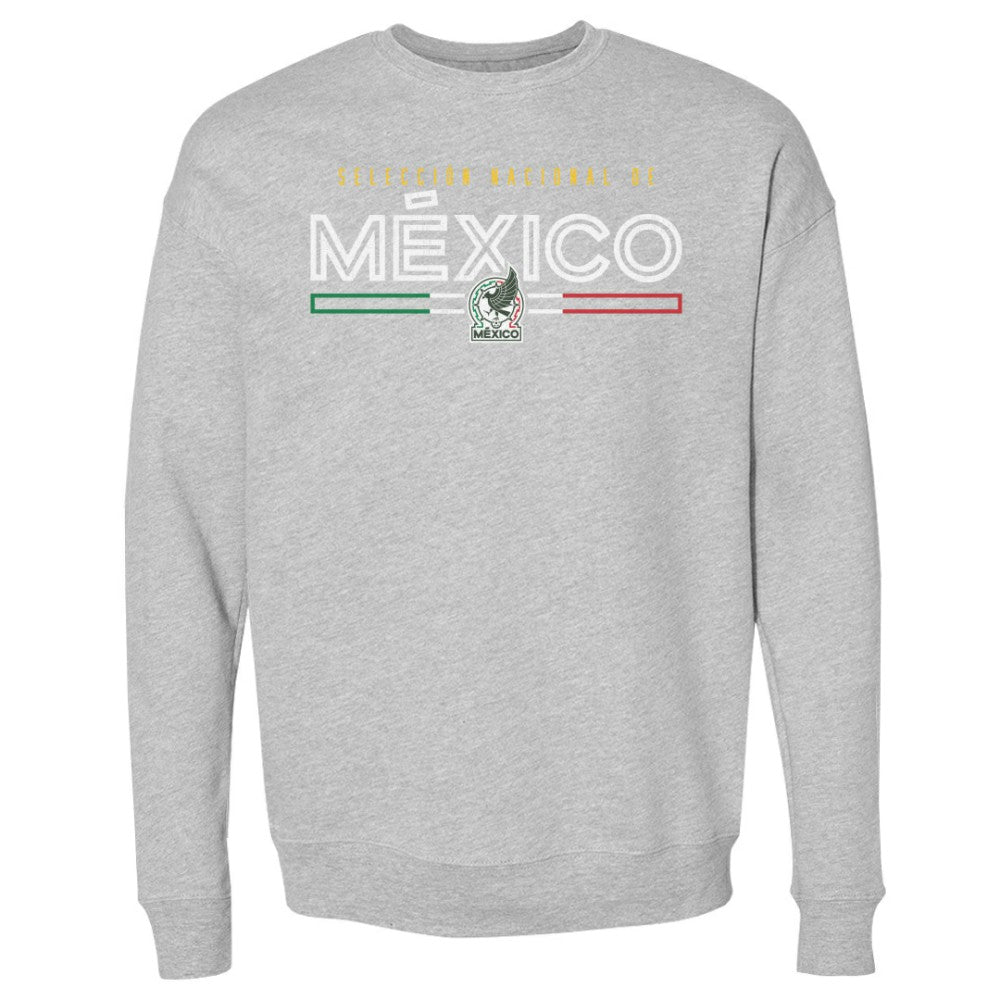 Mexico National Team 500 Level  Inline Pullover Sweatshirt for sale - Heather Gray 