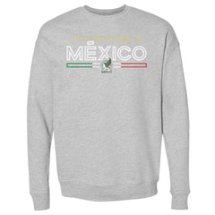 Mexico National Team 500 Level  Inline Pullover Sweatshirt for sale - Heather Gray 
