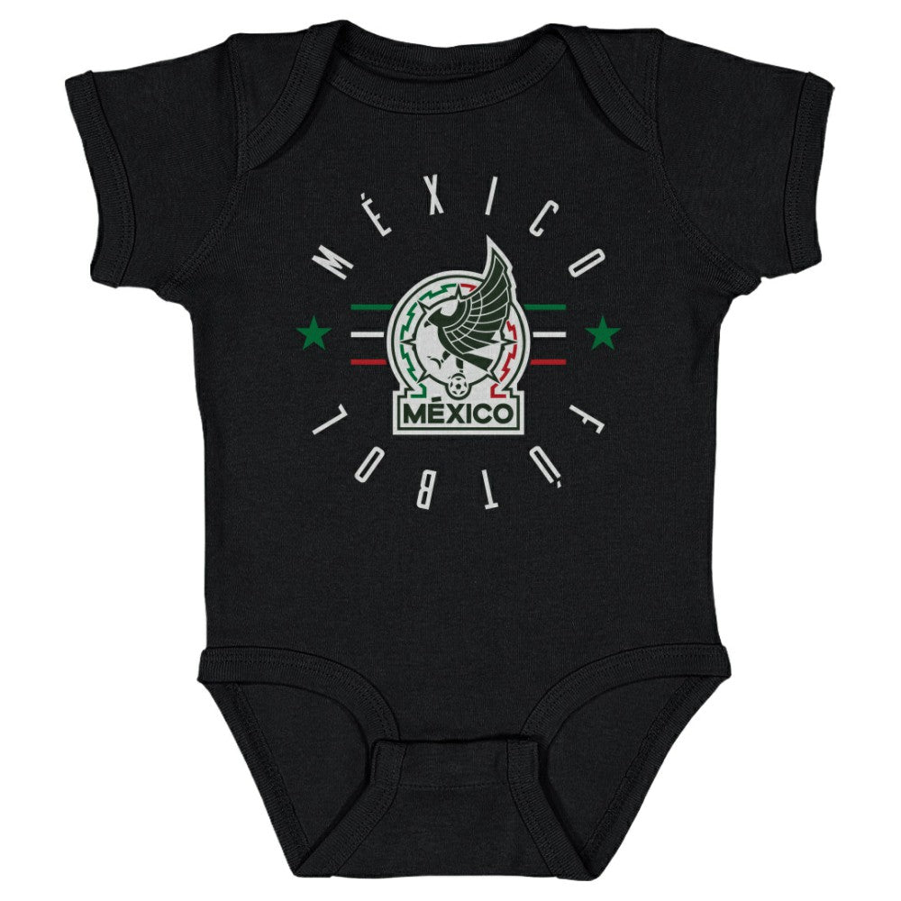 Mexico National Team 500 Level Infant  Futbol Bodysuit for sale - Black 