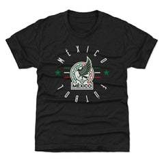 Mexico National Team 500 Level Youth  Futbol T-Shirt for sale - Black 