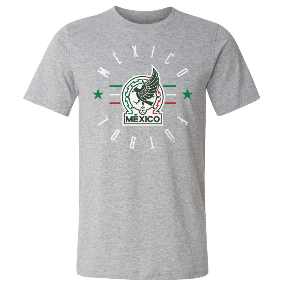 Mexico National Team 500 Level  Futbol T-Shirt for sale - Heather Gray 