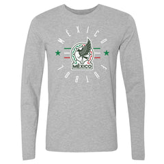 Mexico National Team 500 Level  Futbol Long Sleeve T-Shirt for sale - Heather Gray 