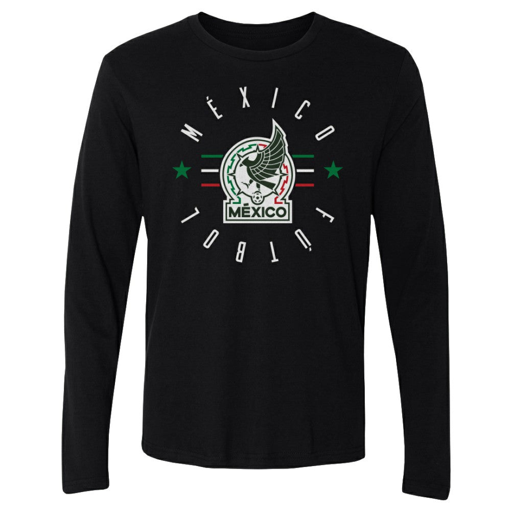Mexico National Team 500 Level  Futbol Long Sleeve T-Shirt for sale - Black 