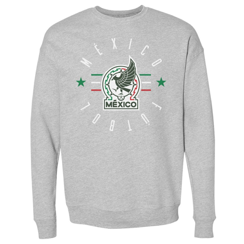 Mexico National Team 500 Level  Futbol Pullover Sweatshirt for sale - Heather Gray 