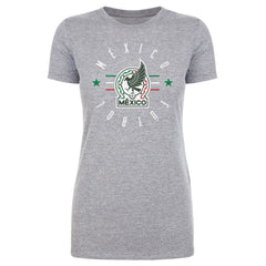 Mexico National Team 500 Level Women's  Futbol T-Shirt for sale - Heather Gray 