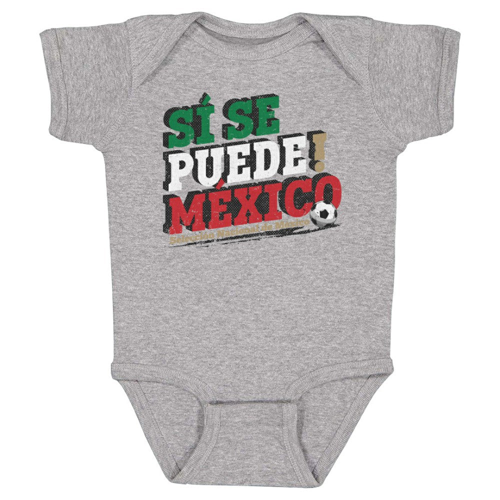 Mexico National Team 500 Level Infant Si Se Puede  Bodysuit for sale - Heather Gray 