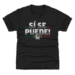 Mexico National Team 500 Level Youth Si Se Puede  T-Shirt for sale - Black 
