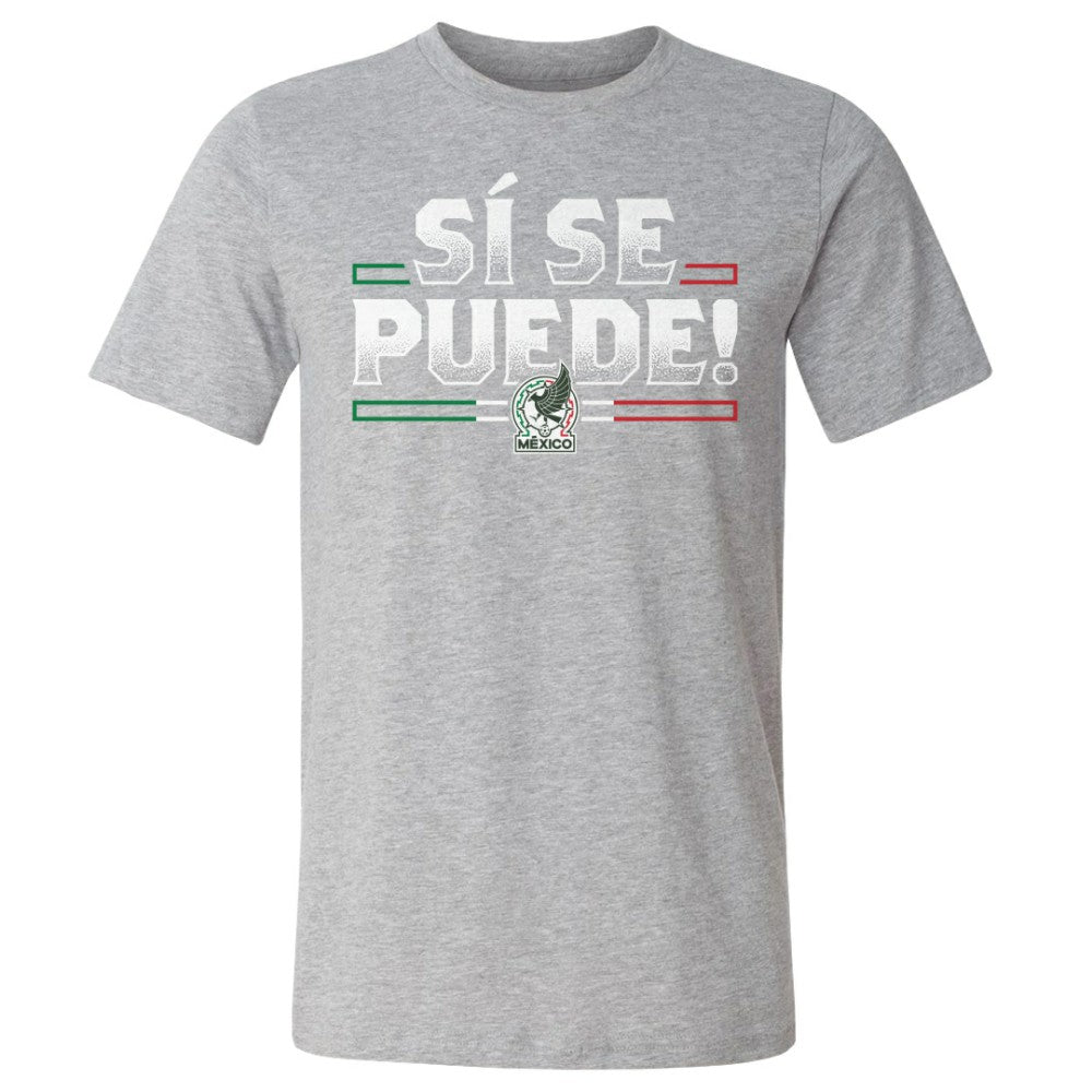 Mexico National Team 500 Level Si Se Puede  T-Shirt for sale - Heather Gray 