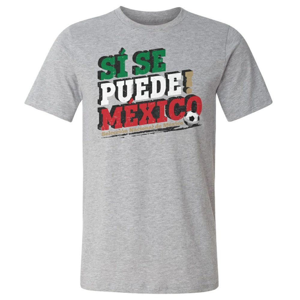 Mexico National Team 500 Level Si Se Puede  T-Shirt for sale - Heather Gray 
