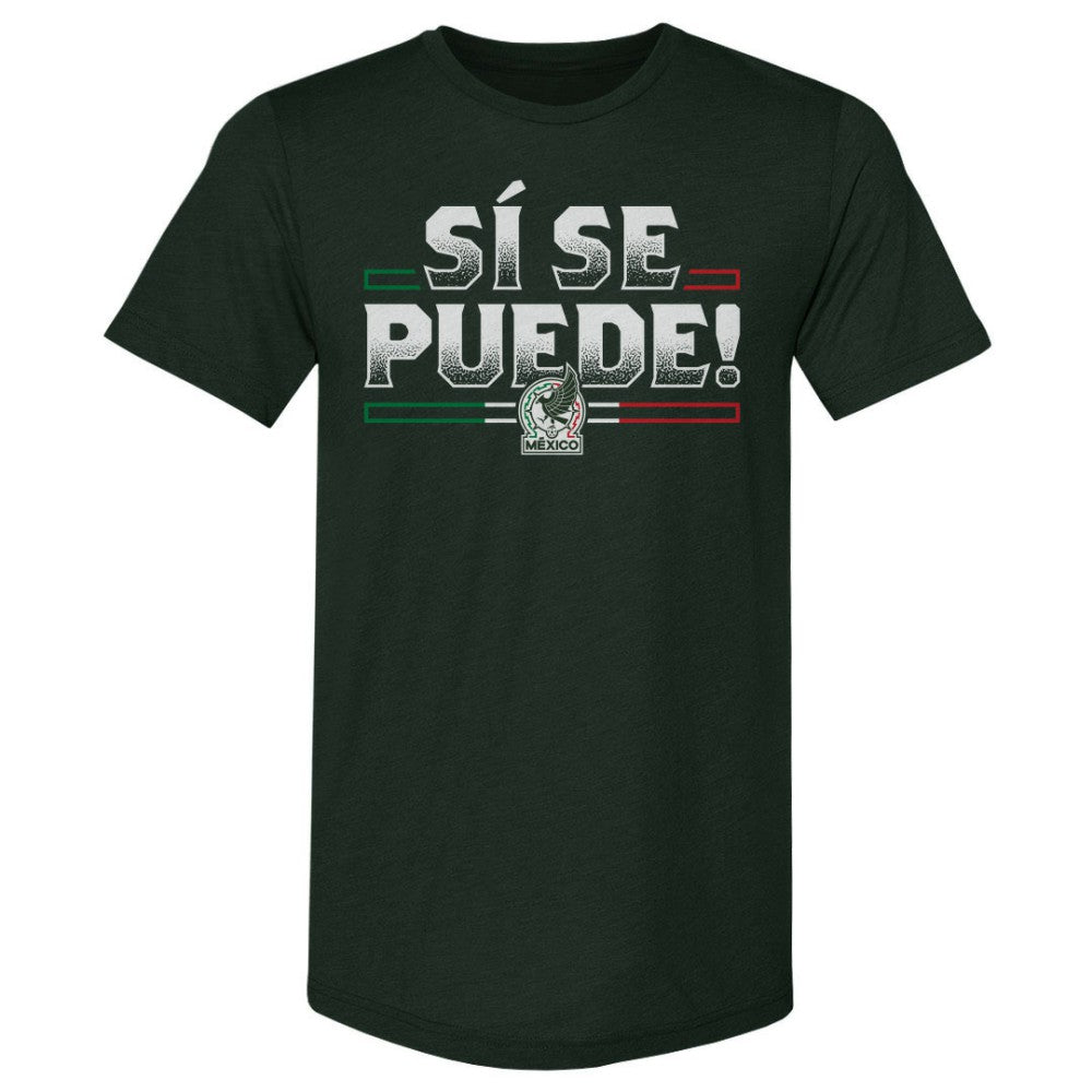 Mexico National Team 500 Level Si Se Puede  Premium Tri-Blend T-Shirt for sale - Forest Green 