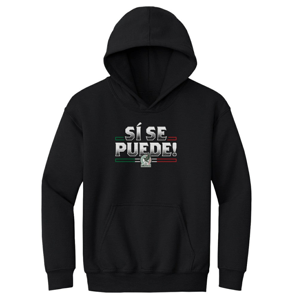 Mexico National Team 500 Level Youth Si Se Puede  Pullover Hoodie for sale - Black 