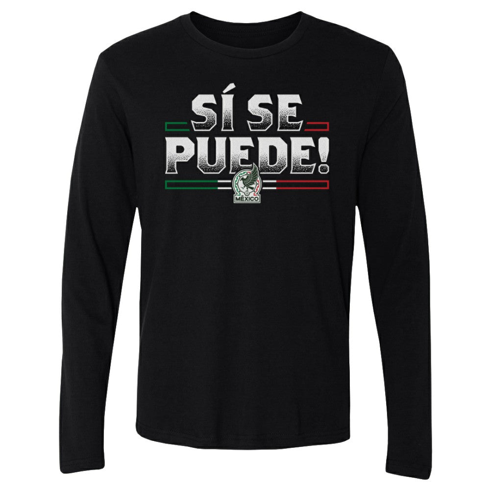 Mexico National Team 500 Level Si Se Puede  Long Sleeve T-Shirt for sale - Black 