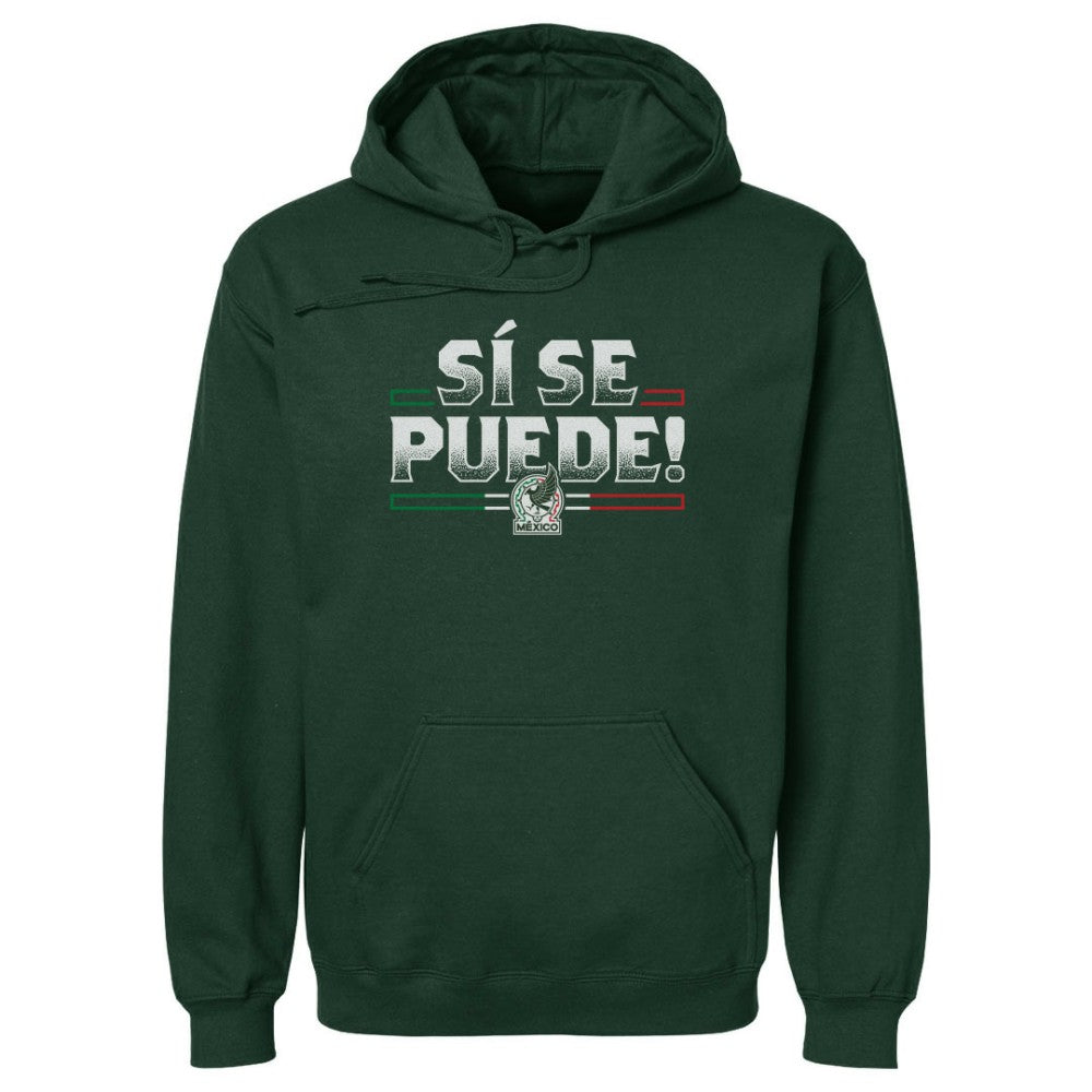 Mexico National Team 500 Level Si Se Puede  Pullover Hoodie for sale - Forest Green 