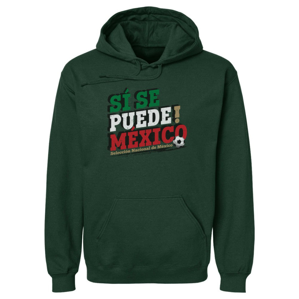 Mexico National Team 500 Level Si Se Puede  Pullover Hoodie for sale - Forest Green 