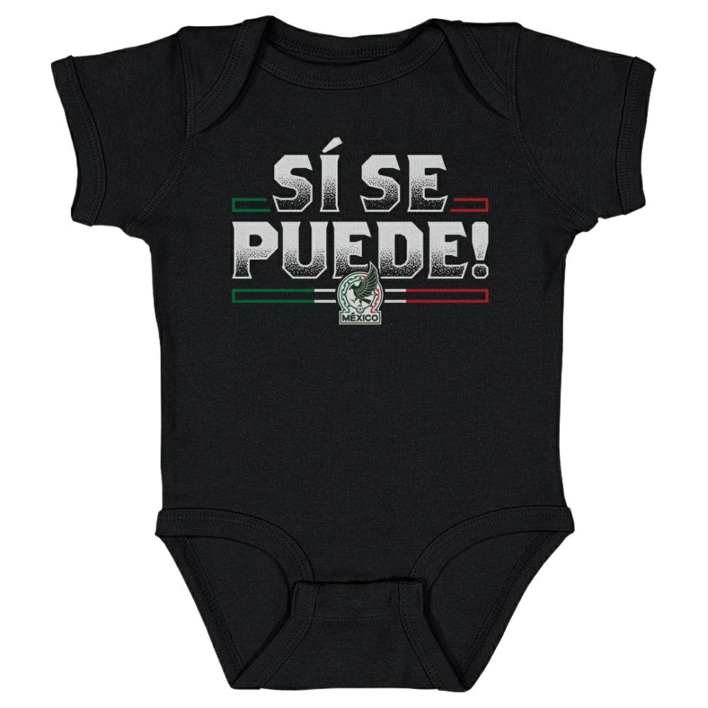 Mexico National Team 500 Level Infant Si Se Puede  Bodysuit for sale - Black 