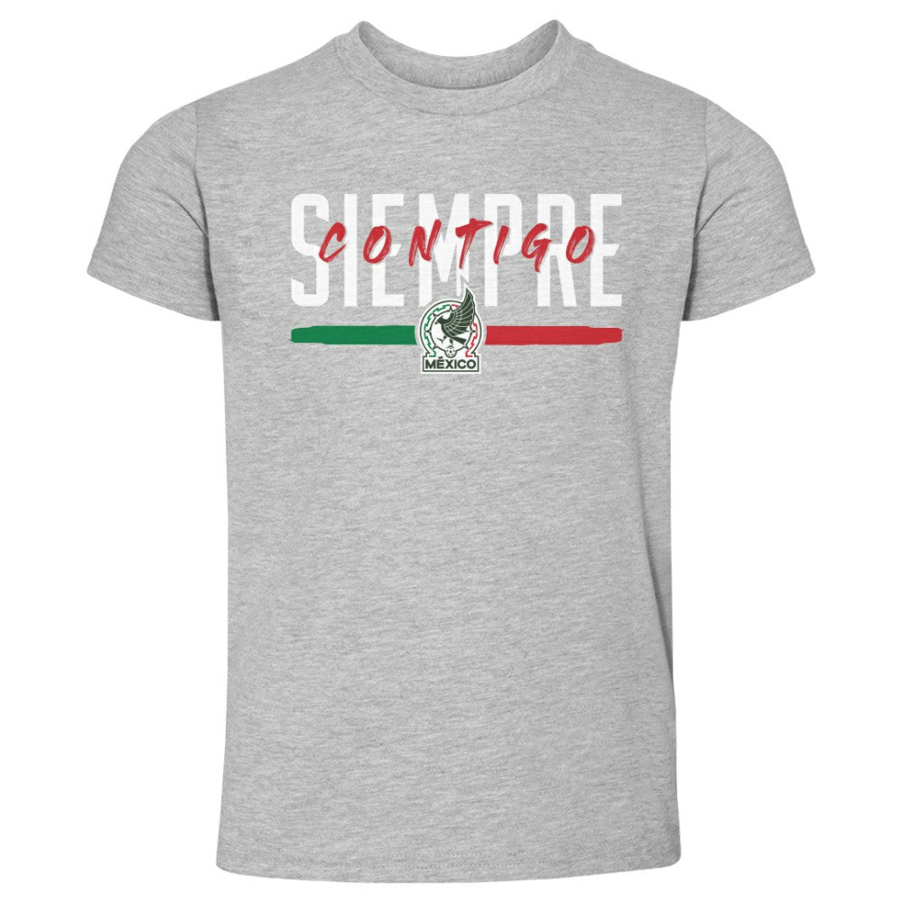 Mexico National Team 500 Level Toddler Siempre Contigo T-Shirt for sale - Heather Gray 