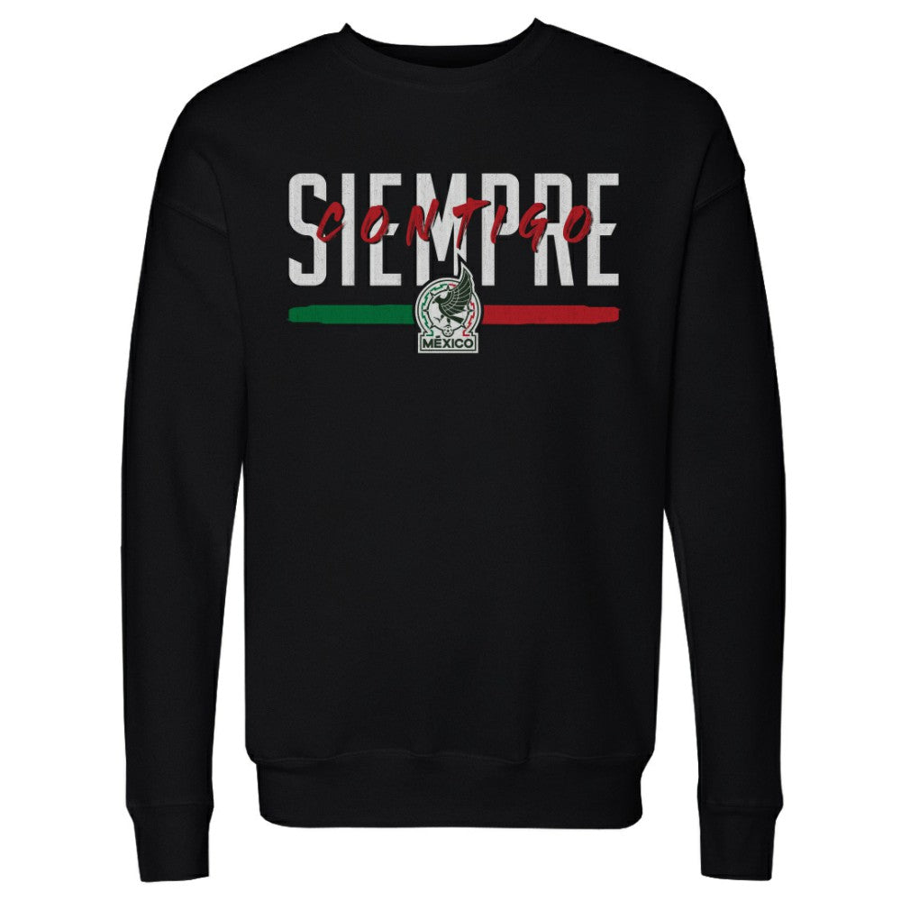 Mexico National Team 500 Level Siempre Contigo Crewneck Sweatshirt for sale - Black 
