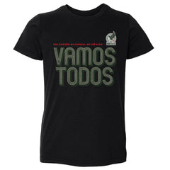 Mexico National Team 500 Level Toddler Inline Bold T-Shirt for sale - Black 