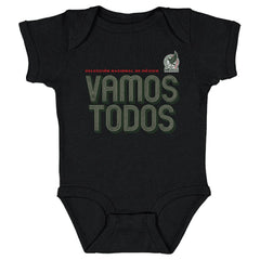 Mexico National Team 500 Level Infant Vamos Todos Inline Bold Bodysuit for sale - Black 