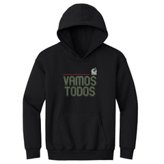 Mexico National Team 500 Level Youth Vamos Todos Inline Bold Pullover Hoodie for sale - Black 