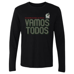 Mexico National Team 500 Level Vamos Todos Inline Bold Long Sleeve T-Shirt for sale - Black 