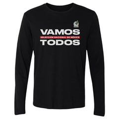 Mexico National Team 500 Level Vamos Todos Long Sleeve T-Shirt for sale - Black 