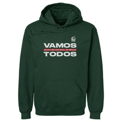 Mexico National Team 500 Level Vamos Todos Pullover Hoodie for sale - Dark Green 