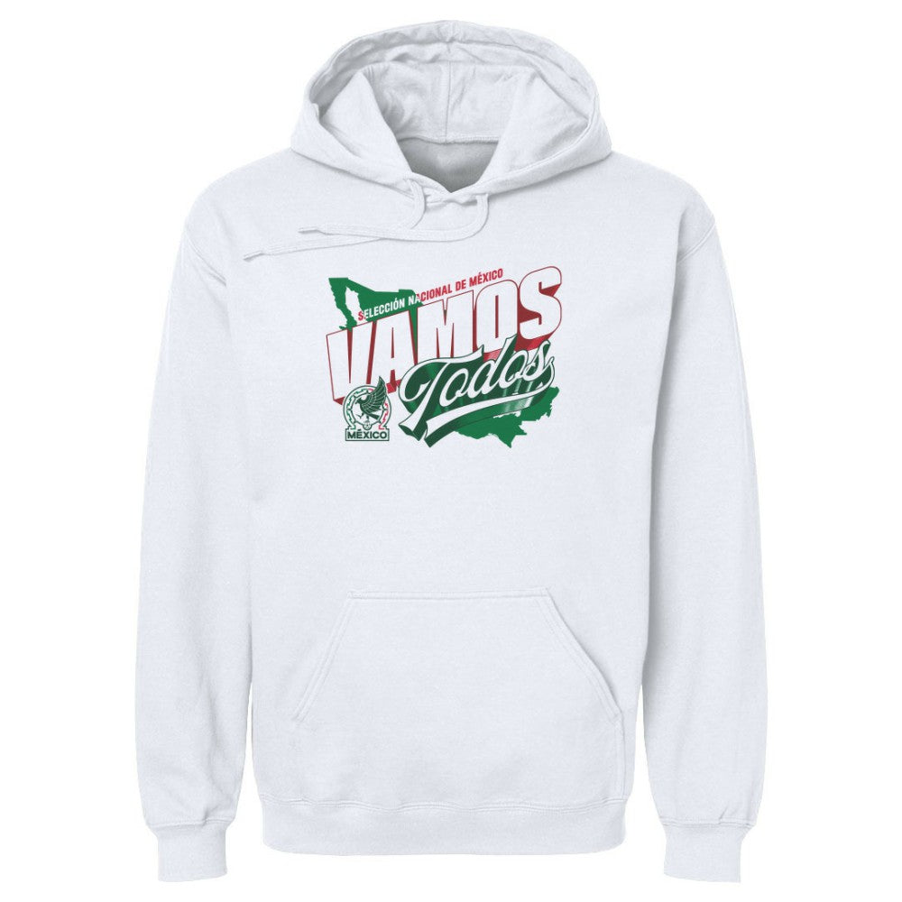 Mexico National Team 500 Level Vamos Todos Country Pullover Hoodie for sale - White 