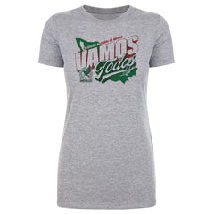 Mexico National Team 500 Level Women's Vamos Todos Country T-Shirt for sale - Heather Gray 
