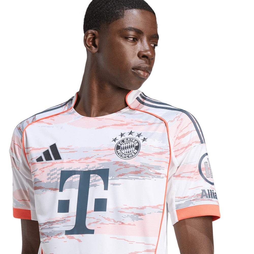 Bayern Munich 2025/26 Away Replica Jersey on sale - White 