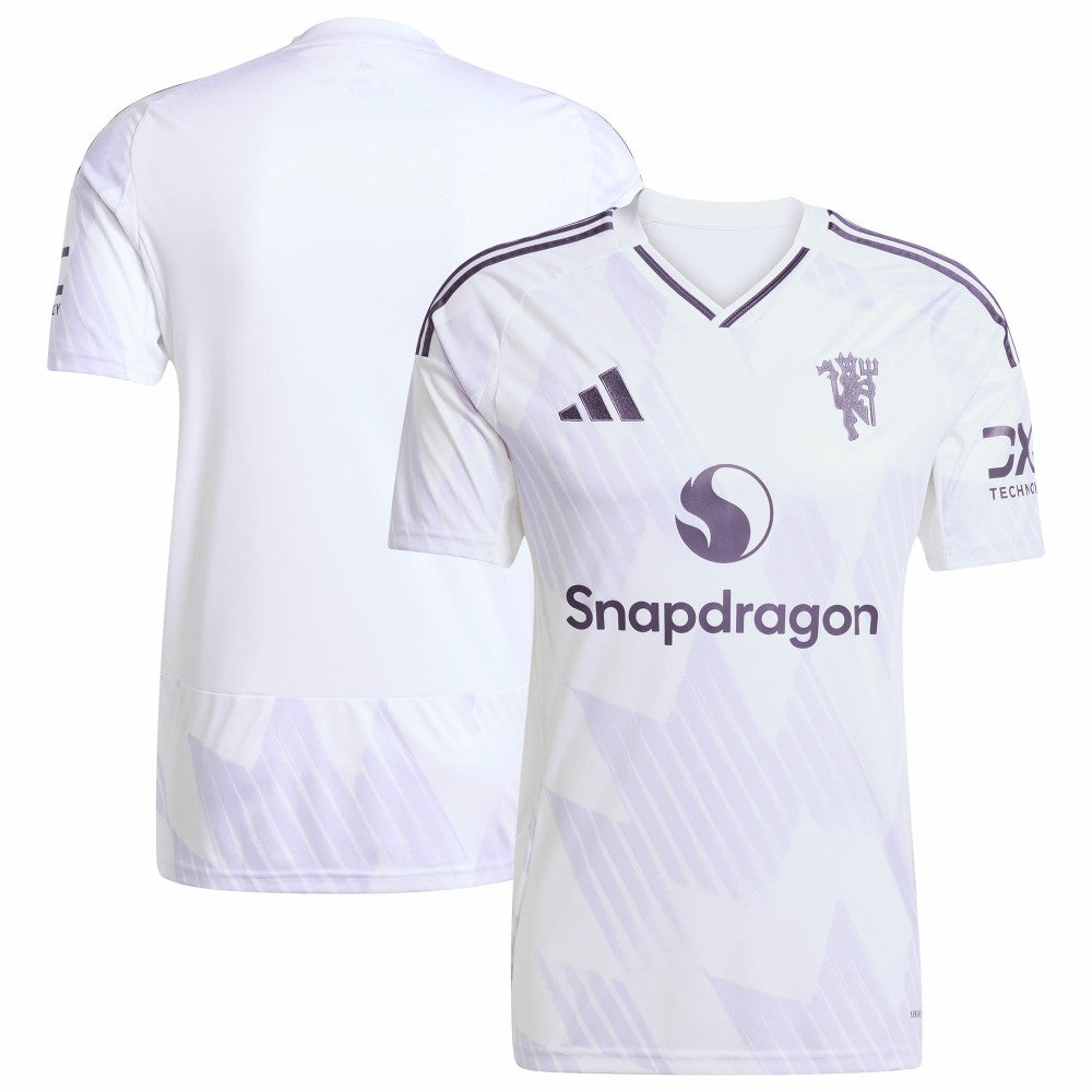 Manchester United 2025/26 Away Replica Jersey Discount - White 