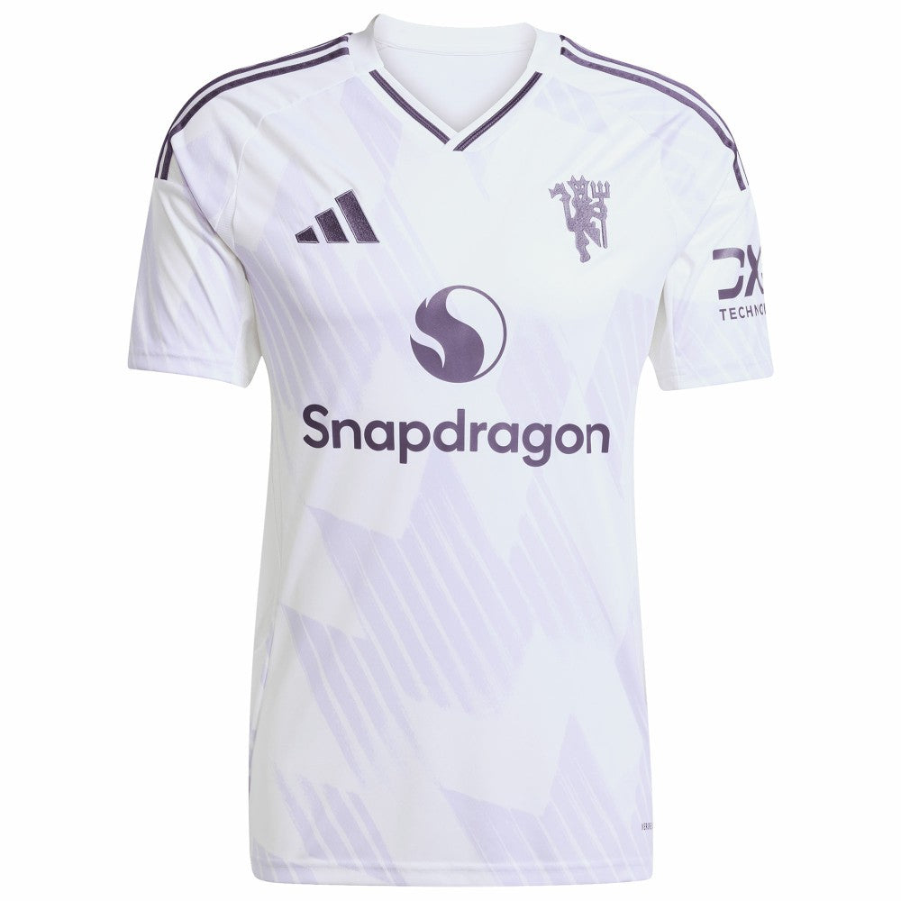 Manchester United 2025/26 Away Replica Jersey Discount - White 