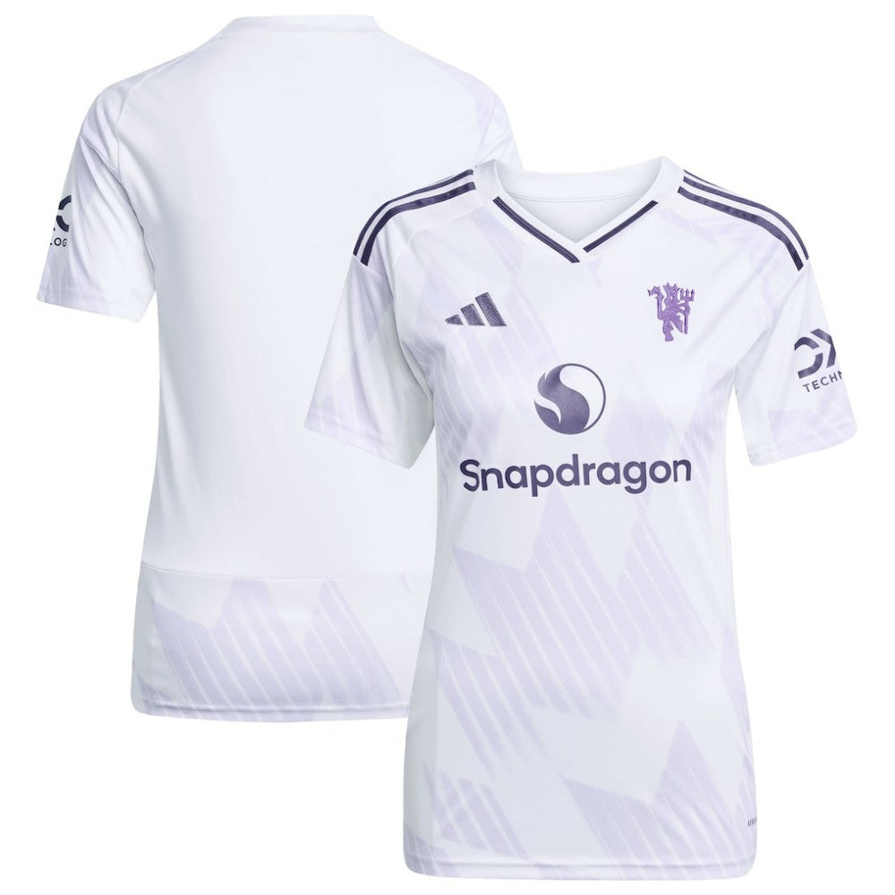 Manchester United Women's 2025/26 Away Replica Jersey Discount - White 