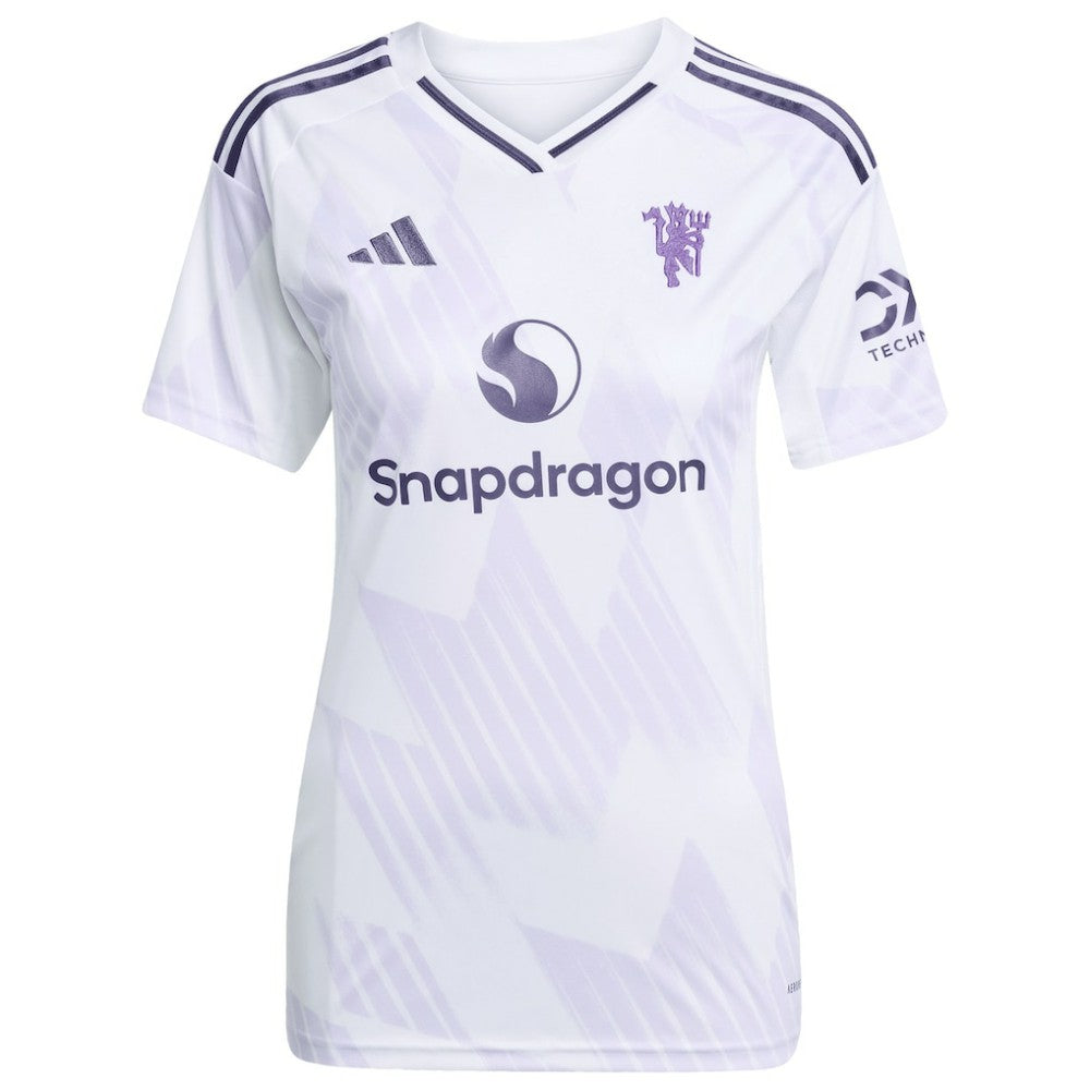 Manchester United Women's 2025/26 Away Replica Jersey Discount - White 