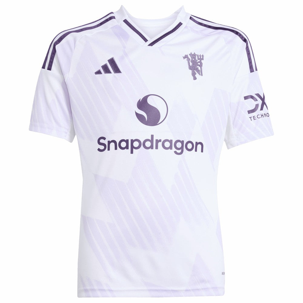 Manchester United Youth 2025/26 Away Replica Jersey Discount - White 