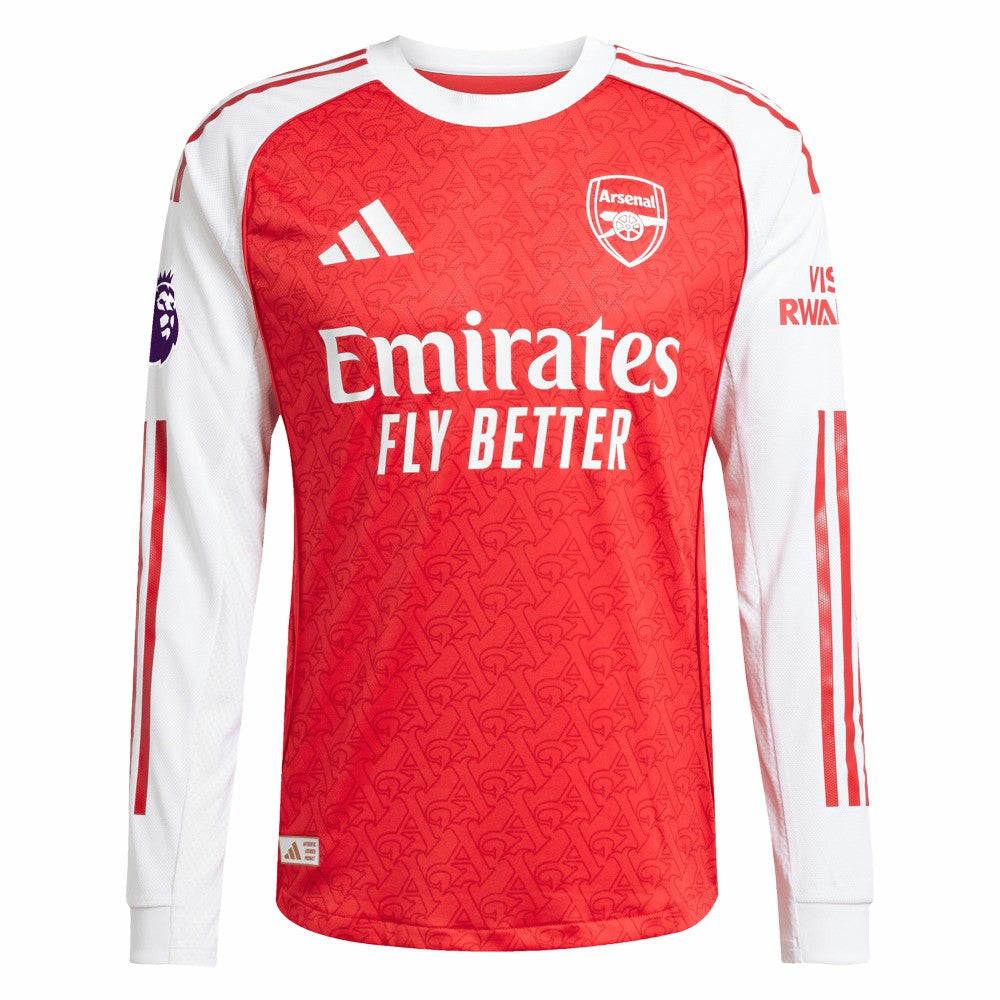 Arsenal 2025/26 Home Long Sleeve Jersey on sale - Red 