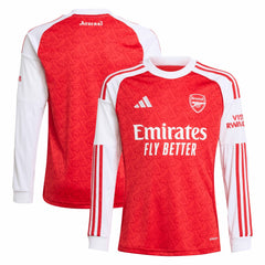 Arsenal Youth 2025/26 Home Replica Long Sleeve Jersey on sale - Red 