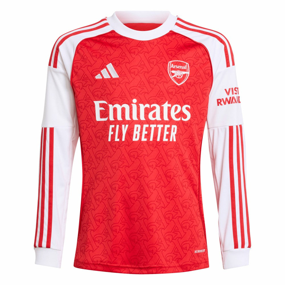 Arsenal Youth 2025/26 Home Replica Long Sleeve Jersey on sale - Red 