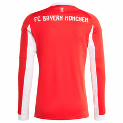 Bayern Munich 2025/26 Home Replica Long Sleeve Jersey on sale - Red 