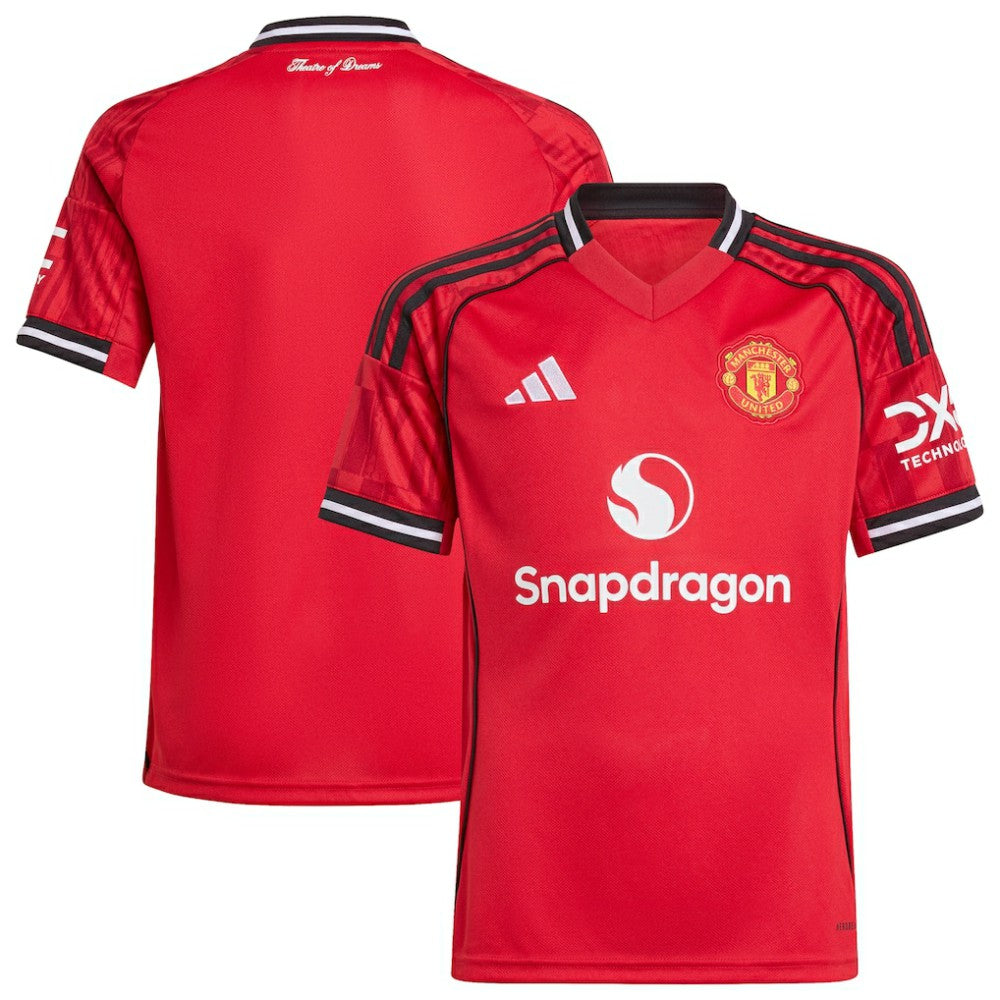 Manchester United Youth Home 2025/26 Replica Jersey Discount - Red 