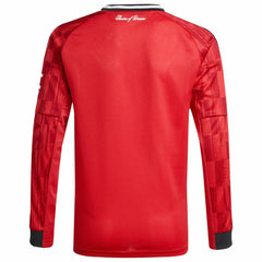 Manchester United Youth Home 2025/26 Replica Long Sleeve Jersey Discount - Red 