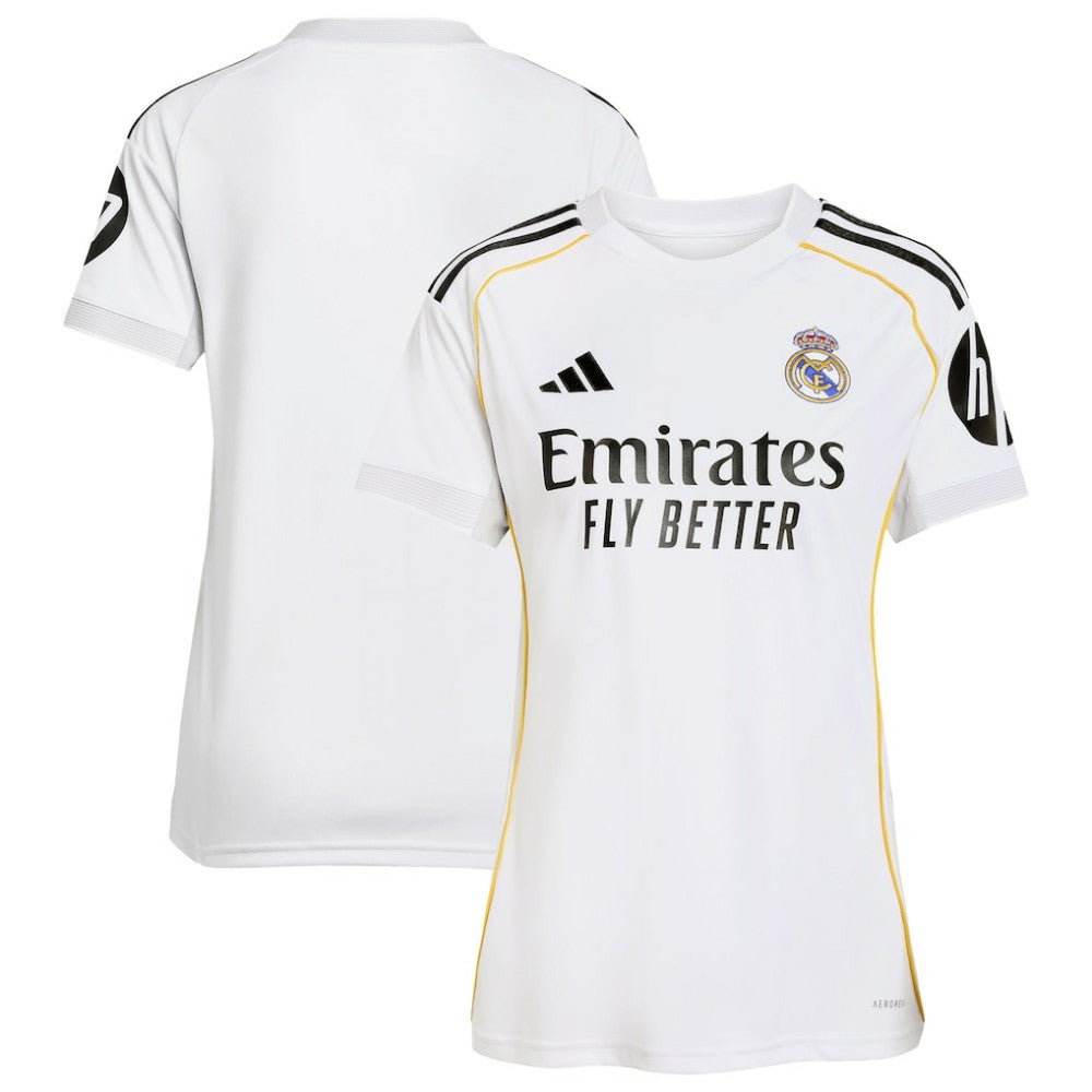 Real Madrid Women's 2025/26 Home Replica Jersey Discount - White 