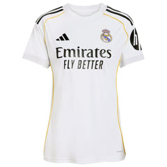 Real Madrid Women's 2025/26 Home Replica Jersey Discount - White 