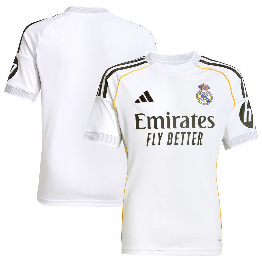 Real Madrid Youth 2025/26 Home Replica Jersey Discount - White 