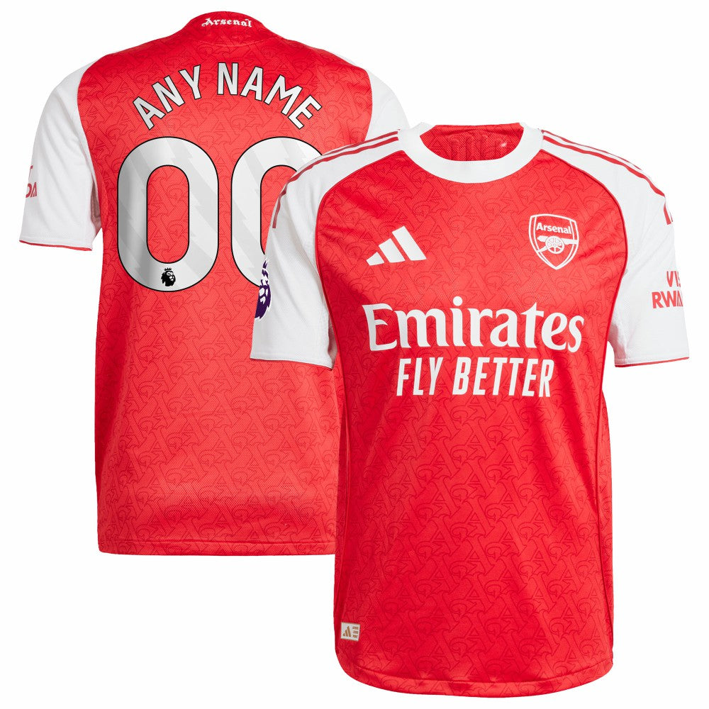 Arsenal 2025/26 Home Custom Jersey on sale - Red 