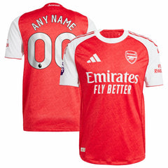Arsenal 2025/26 Home Custom Jersey on sale - Red 