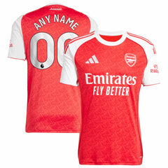 Arsenal 2025/26 Home Replica Custom Jersey on sale - Red 