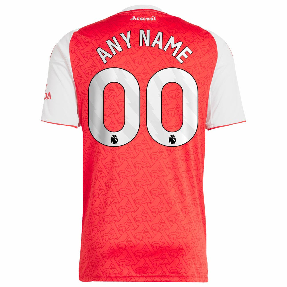 Arsenal 2025/26 Home Replica Custom Jersey on sale - Red 